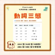 動詞三態 