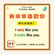 Very 副詞常犯中翻英 