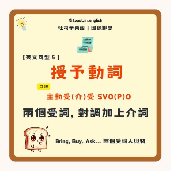 動詞文法 | 授予動詞