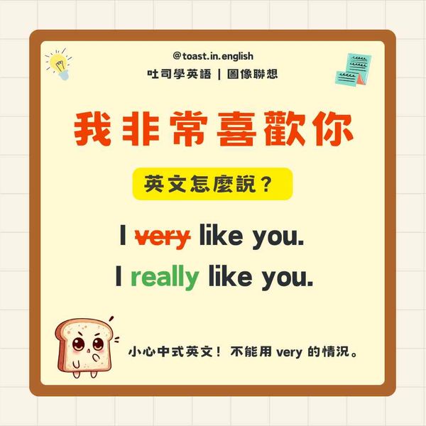 Very 副詞常犯中翻英 